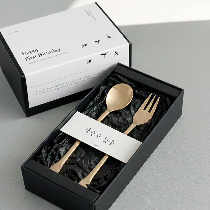 [답례품・선물 추천] 방짜유기 티스푼・티포크 세트