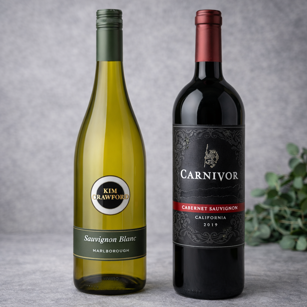 대중적인 뉴질랜드 & 미국 조합 와인 세트